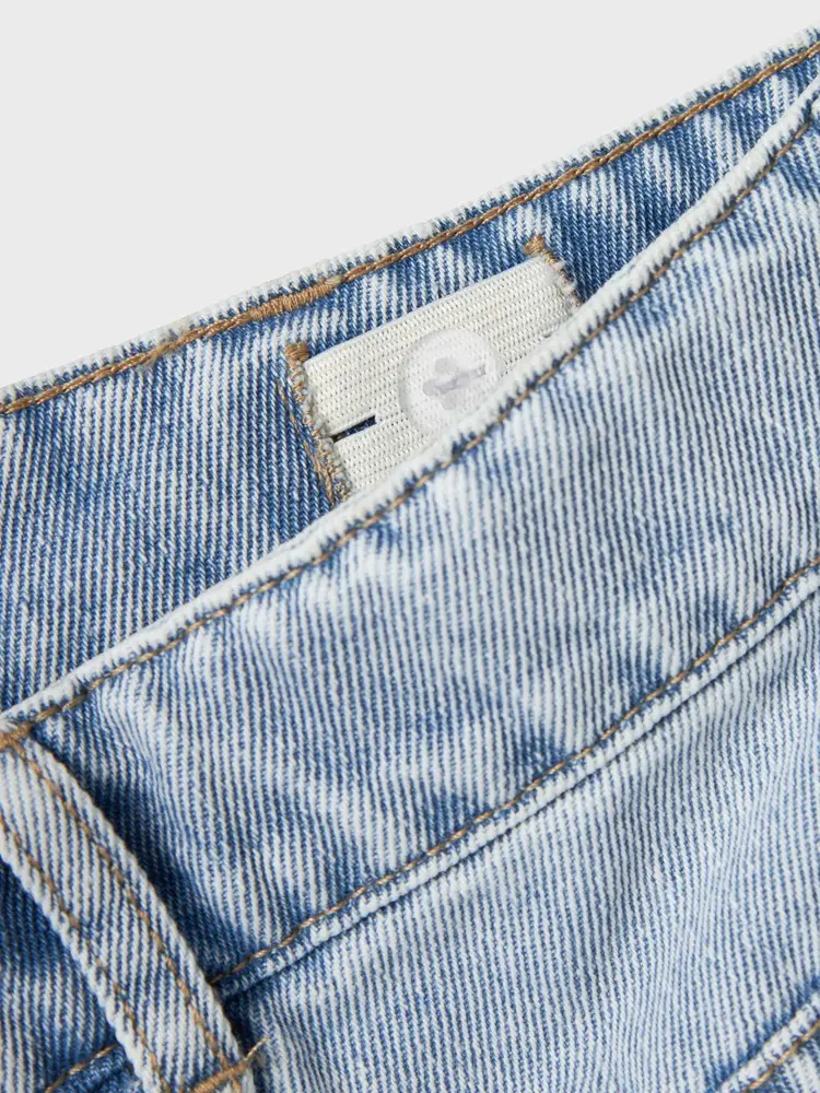 Name It 13220709 NKFROSE HW WIDE CARGO JEANS 6190-BS