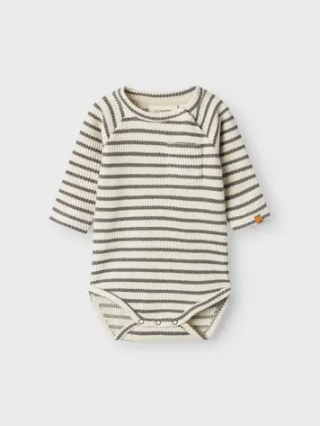 Lil Atelier 13238635 NBMTADEO LS BODY LIL Pewter