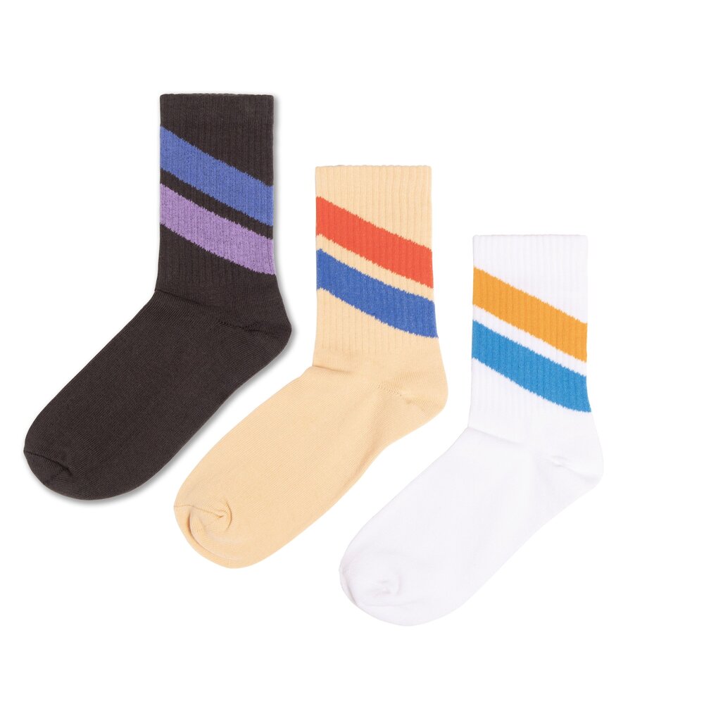 Repose AMS 85. Sporty socks 3-pack stripe