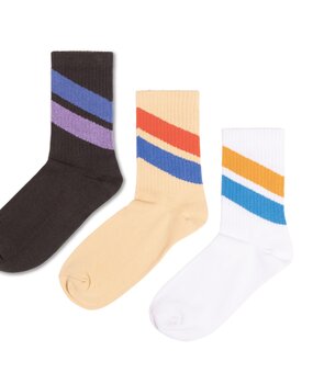 Repose 85. Sporty socks 3-pack stripe