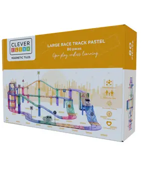 Cleverclixx Race track pastel 80 stuks - racebaan