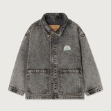 American Vintage Yopday-B Denim Jacket Grey Salt and Pepper
