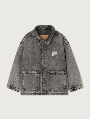 American Vintage Yopday-B Denim Jacket Grey Salt and Pepper