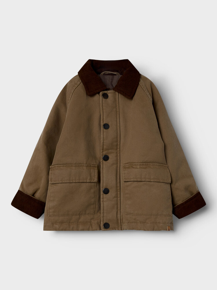 Lil Atelier 13237135 NMNNORO LOOSE JACKET LIL Petrified Oak Lil Atelier 13237135 NMNNORO LOOSE JACKET LIL Petrified Oak