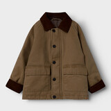 Lil Atelier 13237135 NMNNORO LOOSE JACKET LIL Petrified Oak Lil Atelier 13237135 NMNNORO LOOSE JACKET LIL Petrified Oak