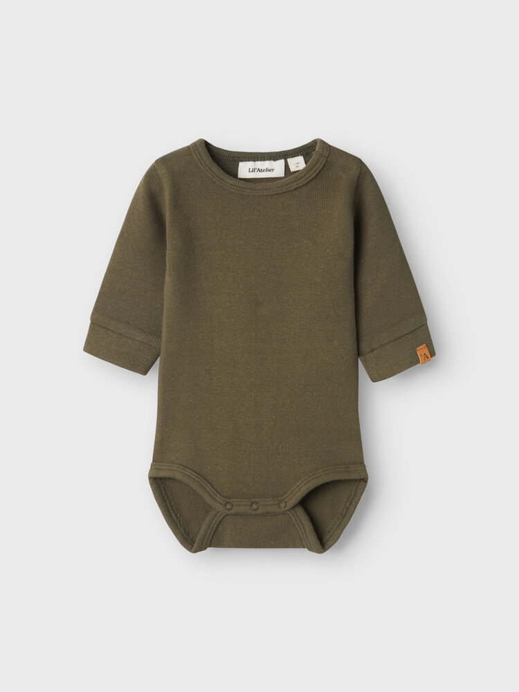 Lil Atelier 13238793 NBMTHORO HIM LS SLIM BODY LIL Kalamata