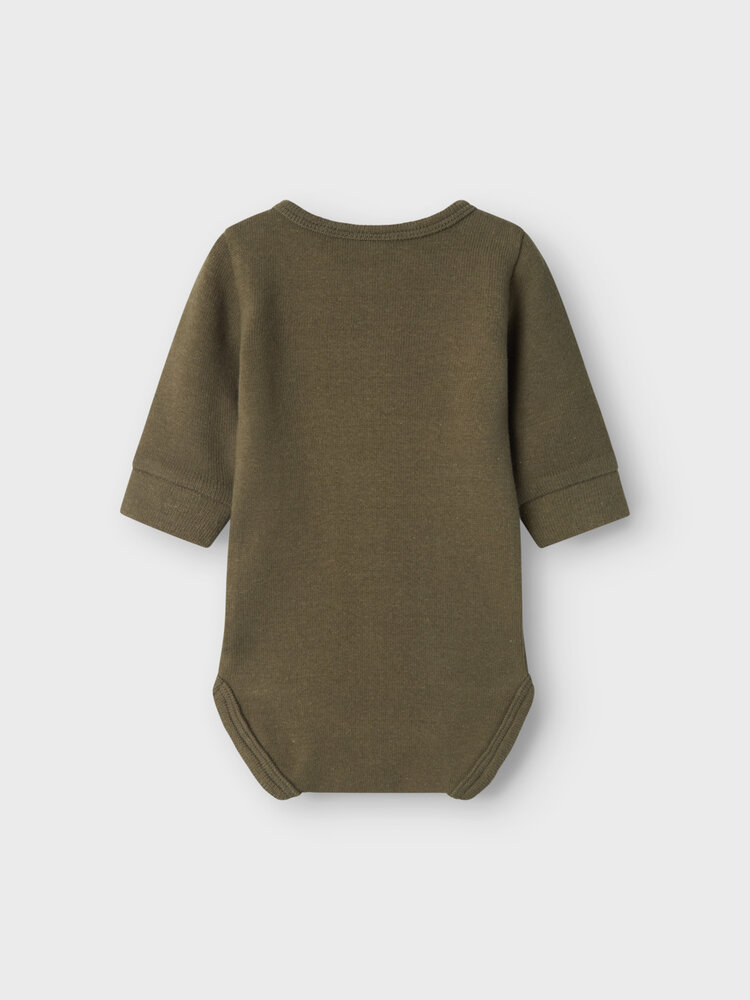 Lil Atelier 13238793 NBMTHORO HIM LS SLIM BODY LIL Kalamata