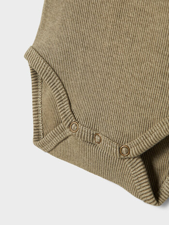 Lil Atelier 13238810 NBMBARBAR LS SLIM BODY LIL Moss Gray Lil Atelier 13238810 NBMBARBAR LS SLIM BODY LIL Moss Gray