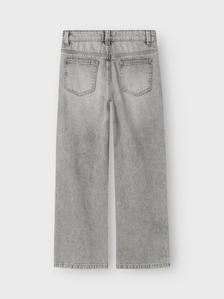 Name It 13230733 NKFROSE WIDE JEANS 5529-BE NOOS Light Grey Denim
