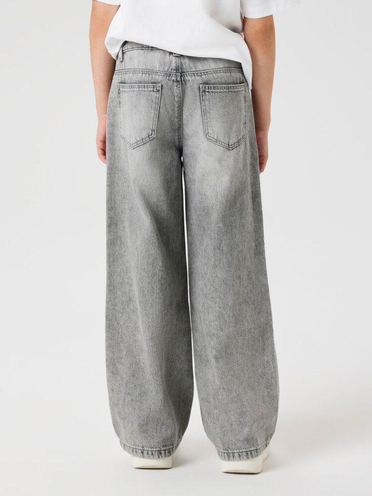Name It 13230733 NKFROSE WIDE JEANS 5529-BE NOOS Light Grey Denim