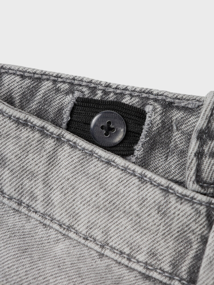 Name It 13230733 NKFROSE WIDE JEANS 5529-BE NOOS Light Grey Denim
