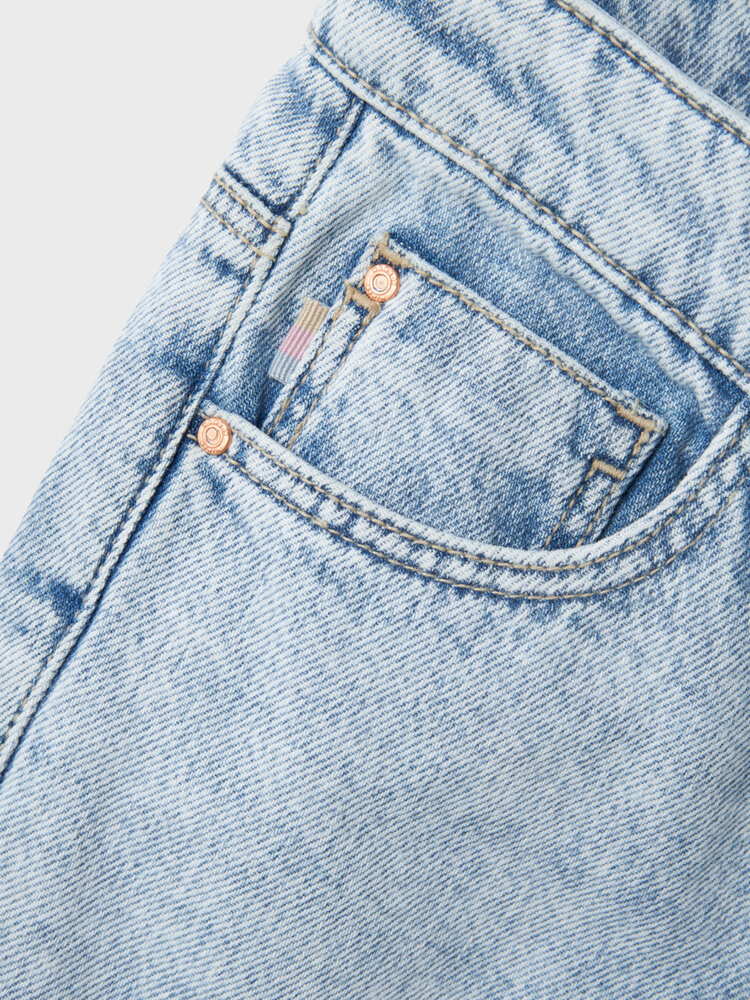 Name It 13224675 NKFROSE HW STRAIGHT JEANS 9222-BE NOOS