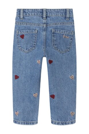 Name It 13232569 NMFBELLA MOM EMB JEANS Heart Smile Name It 13232569 NMFBELLA MOM EMB JEANS Heart Smile