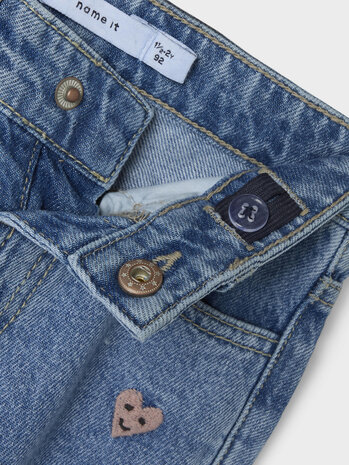 Name It 13232569 NMFBELLA MOM EMB JEANS Heart Smile Name It 13232569 NMFBELLA MOM EMB JEANS Heart Smile