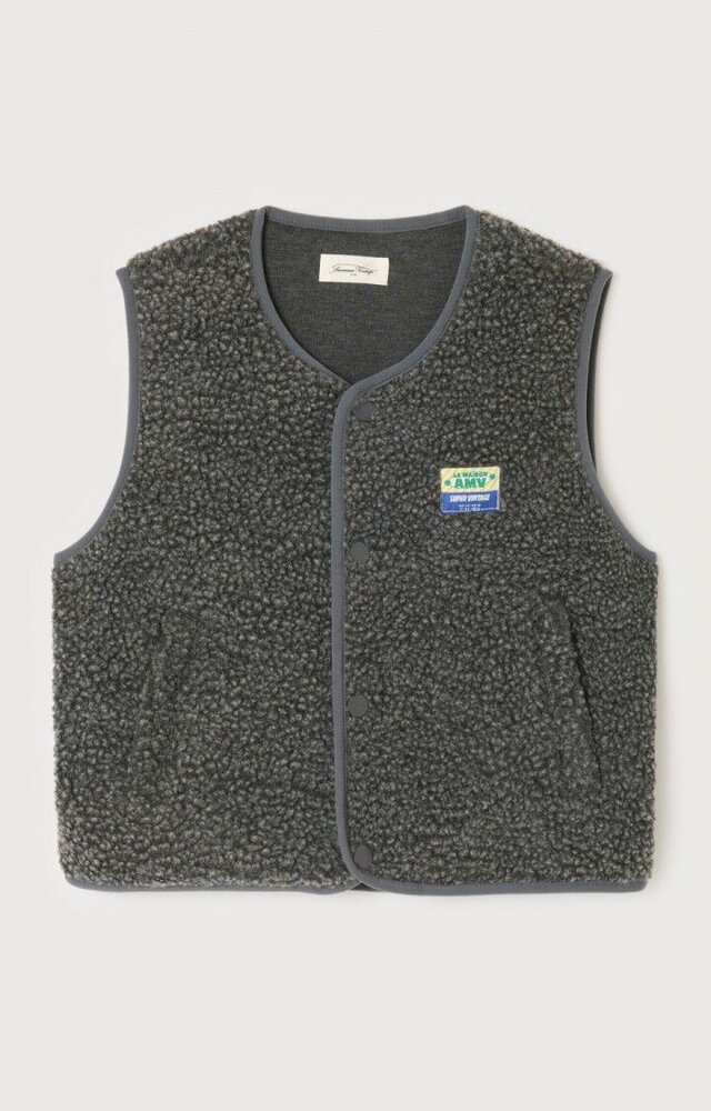 American Vintage Hoktown bodywarmer anthracite chine American Vintage Hoktown bodywarmer anthracite chine