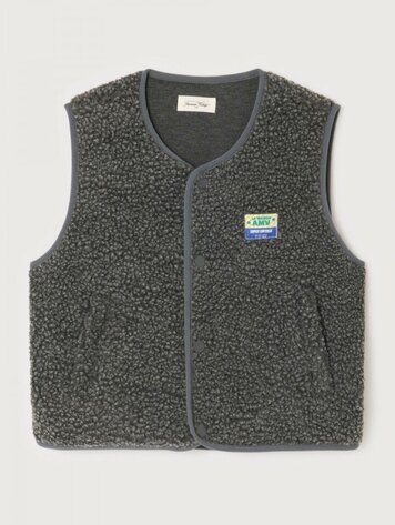 American Vintage Hoktown bodywarmer anthracite chine