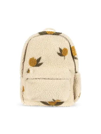Konges Slojd Jody teddy backpack mon grand citron