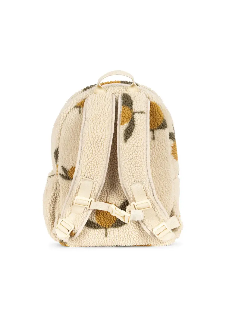 Konges Slojd Jody teddy backpack mon grand citron