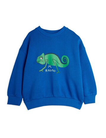 Mini Rodini Lizard sp sweatshirt blue Mini Rodini Lizard sp sweatshirt blue