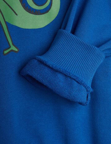 Mini Rodini Lizard sp sweatshirt blue Mini Rodini Lizard sp sweatshirt blue