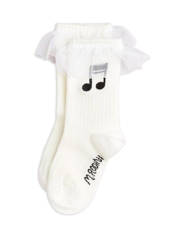 Mini Rodini Note frill 1-pack socks