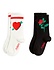 Arrowed heart 2-pack socks