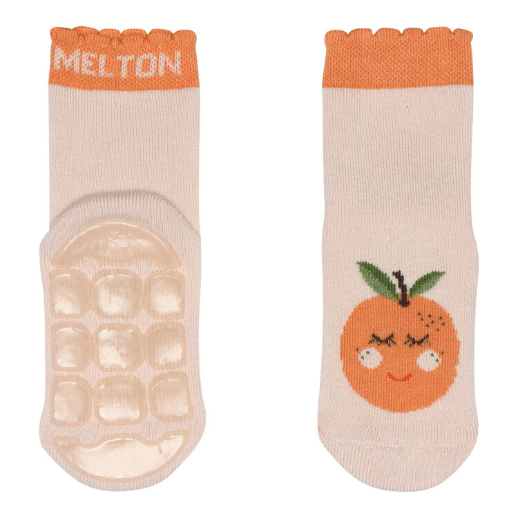 MP Denmark 30 22250 4232 Orange socks - anti-slip Crystal Pink