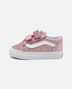 Vans Old Skool V Glitter Rose Gold