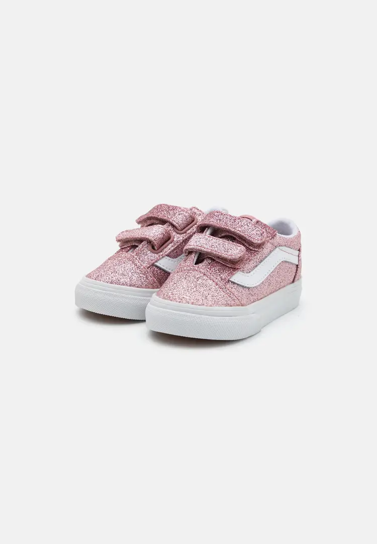 Vans Old Skool V Glitter Rose Gold