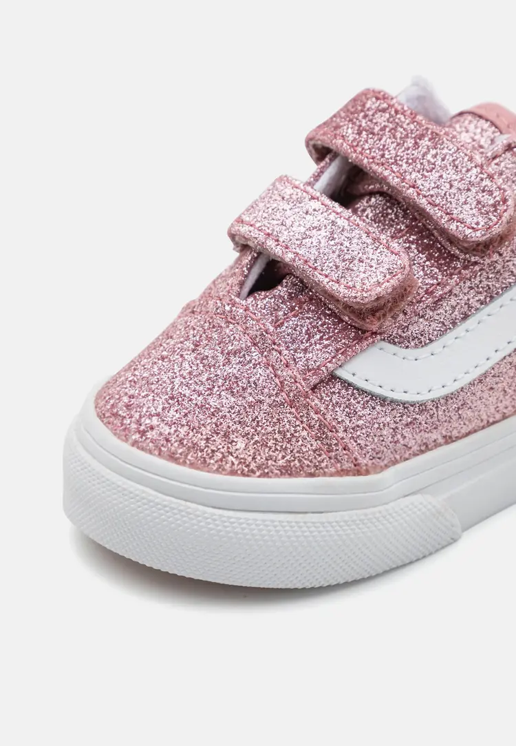 Vans Old Skool V Glitter Rose Gold