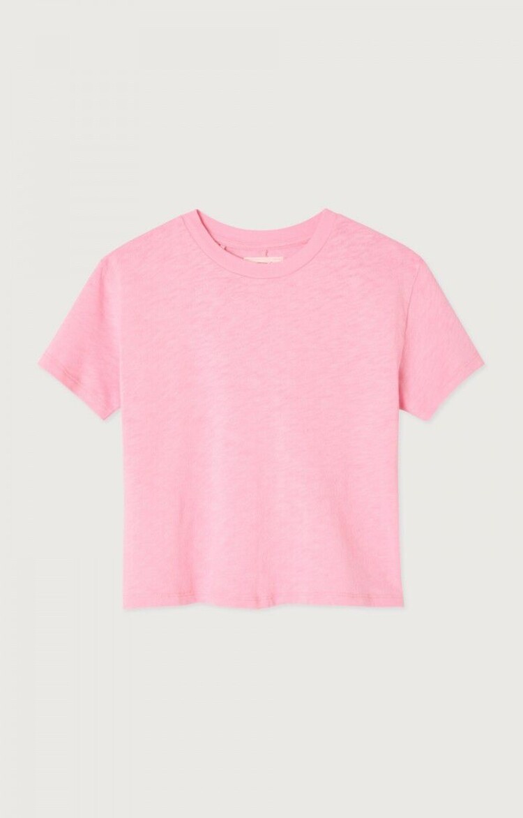 American Vintage lichtroze t-shirt Sonoma