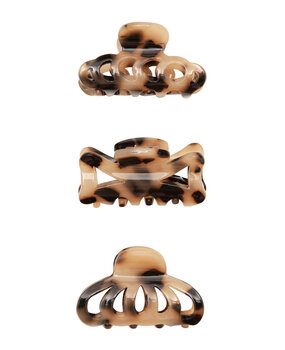 Mimi & Lula ASSORTED LEOPARD MINI CLAW CLIPS Mimi & Lula ASSORTED LEOPARD MINI CLAW CLIPS