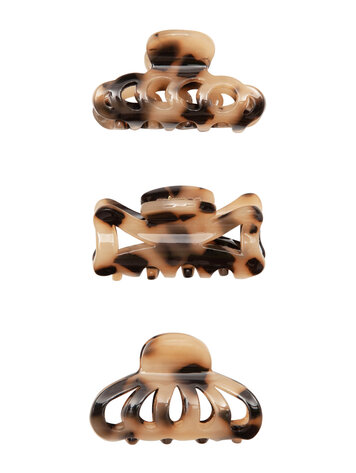 Mimi & Lula ASSORTED LEOPARD MINI CLAW CLIPS