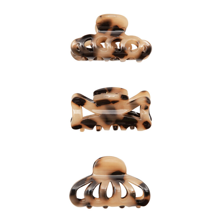 Mimi & Lula ASSORTED LEOPARD MINI CLAW CLIPS
