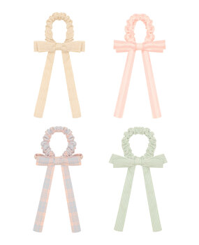 Mimi & Lula SUMMER STRIPES BOW SCRUNCHIES Mimi & Lula SUMMER STRIPES BOW SCRUNCHIES