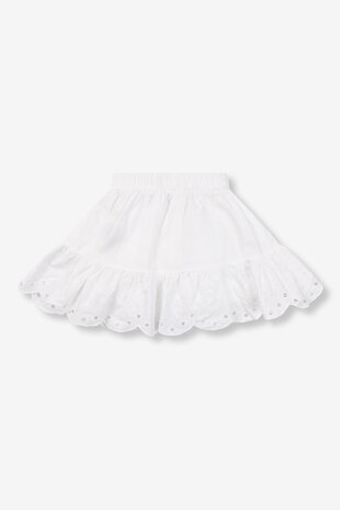ALIX the label Woven broderie skirt off white ALIX the label Woven broderie skirt off white