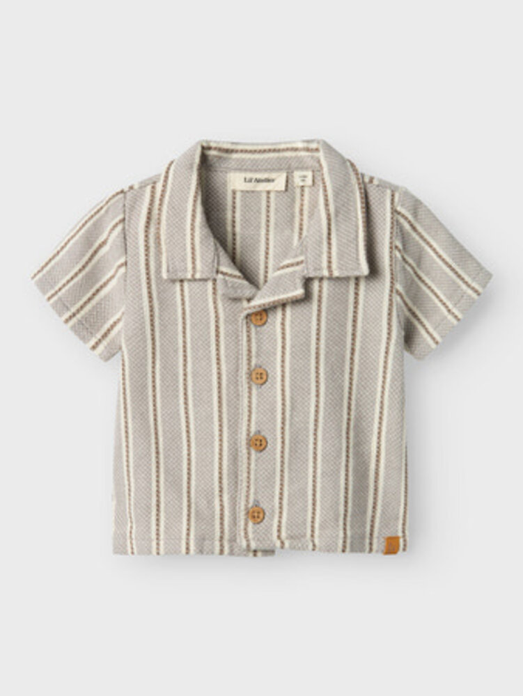 Lil Atelier 13241119 NBMFREDE SS LOOSE SHIRT LIL Mourning Dove Lil Atelier 13241119 NBMFREDE SS LOOSE SHIRT LIL Mourning Dove