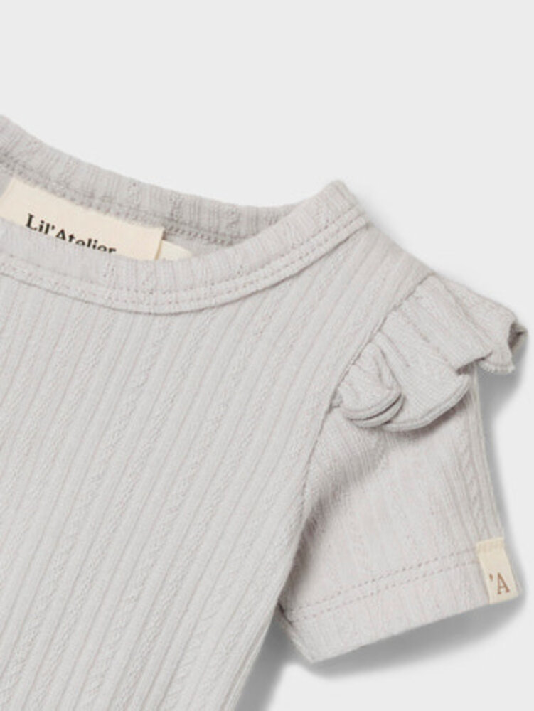 Lil Atelier 13240744 NBFFLEURA SS SLIM BODY LIL Vapor Blue Lil Atelier 13240744 NBFFLEURA SS SLIM BODY LIL Vapor Blue