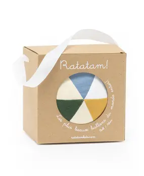 Ratatam Zachte bal - blauw groen geel