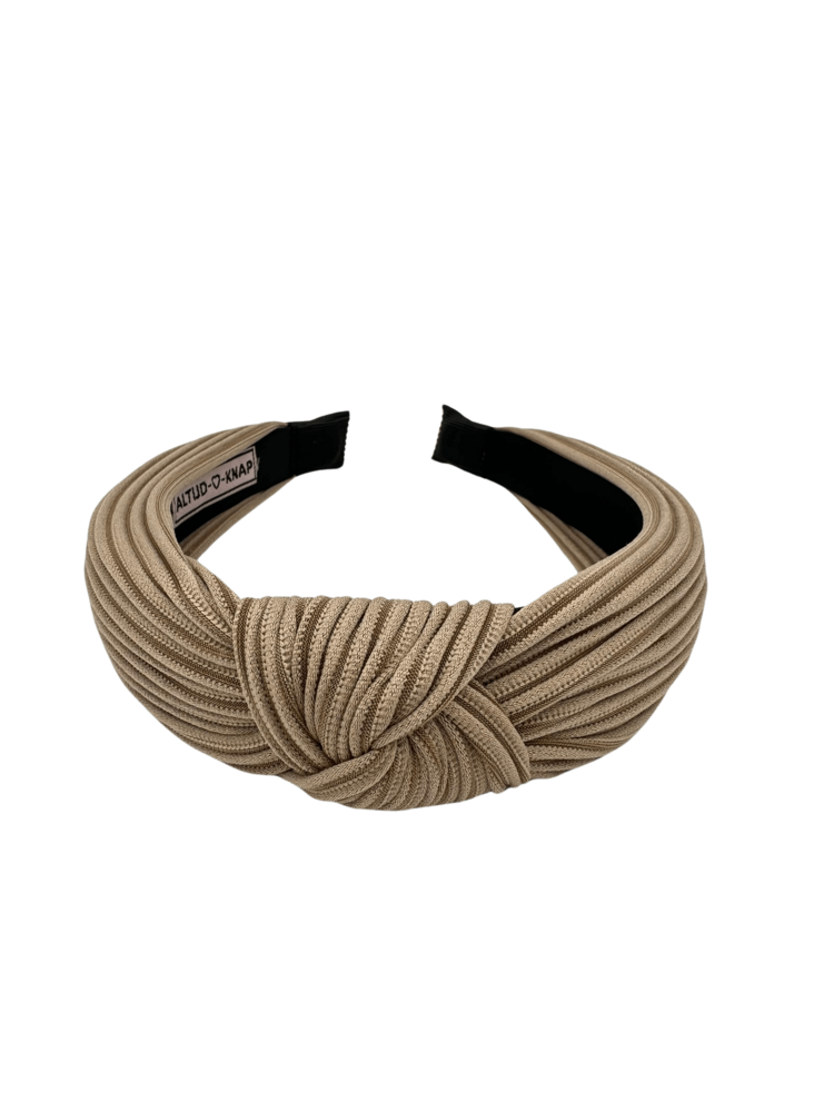 Altijd Knap Haarband Ribbel Taupe