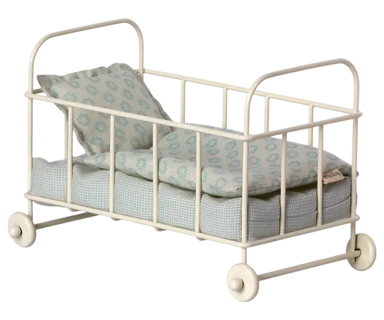 Maileg Cot bed Micro Blue