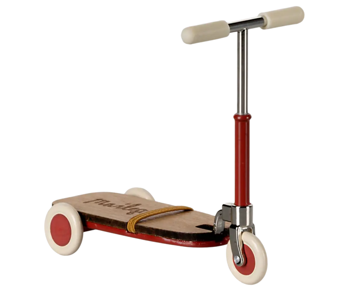 Maileg Kick Board Mouse Red Maileg Kick Board Mouse Red