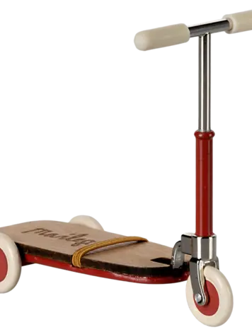 Maileg Kick Board Mouse Red