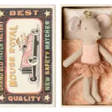 Maileg Copy of Princess mouse, Little sister in matchbox