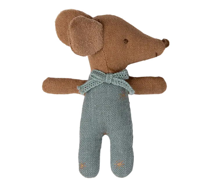 Maileg Baby mouse, sleepy/wakey in matchbox ­ boy