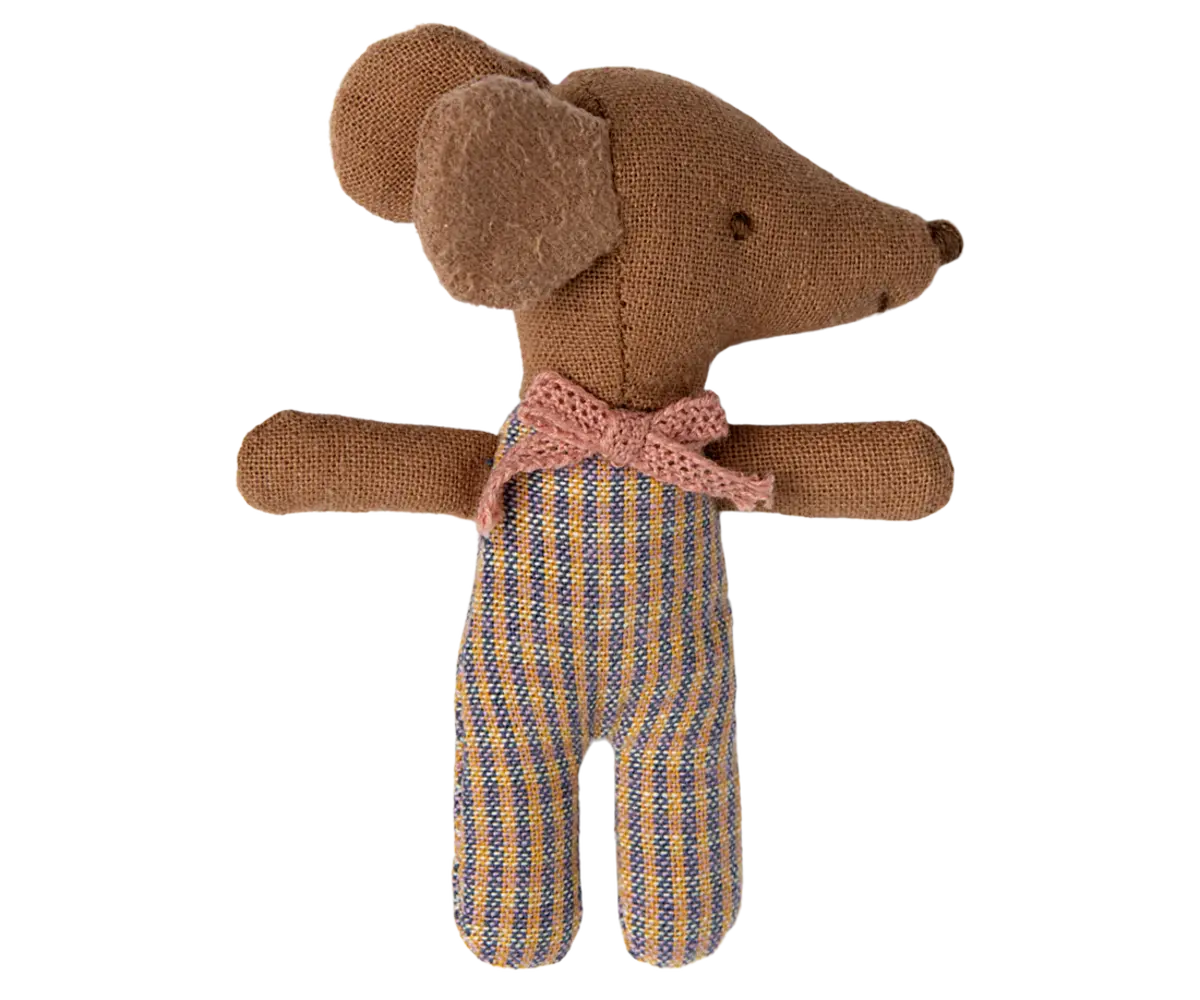 Maileg Baby mouse, sleepy/wakey in matchbox  girl Maileg Baby mouse, sleepy/wakey in matchbox  girl