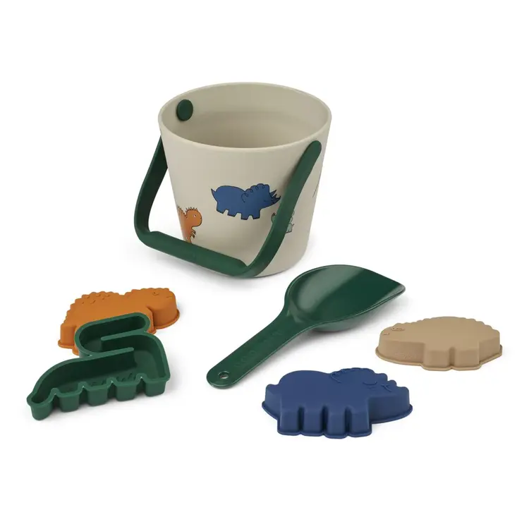 Liewood Gilma Dino Beach Set Dinosaurs / Mist