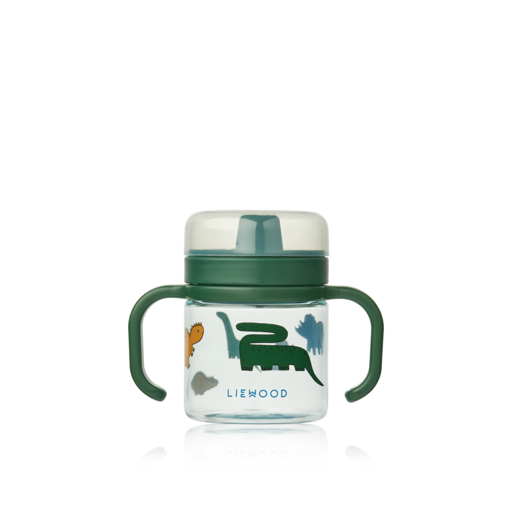 Liewood Kylo Tritan Sippy Cup 2168 Dinosaurs / Mist Liewood Kylo Tritan Sippy Cup 2168 Dinosaurs / Mist