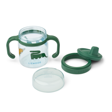 Liewood Kylo Tritan Sippy Cup 2168 Dinosaurs / Mist Liewood Kylo Tritan Sippy Cup 2168 Dinosaurs / Mist