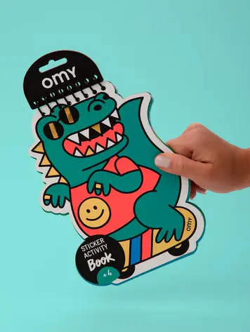 OMY Sticker activity book - Dino